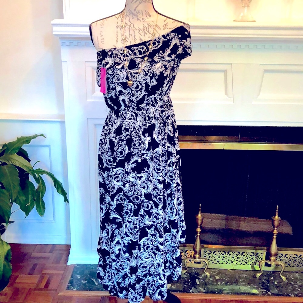 ACE FASHION ONE SHOULDER SEXY ASYMMETRICAl DRESS NWT